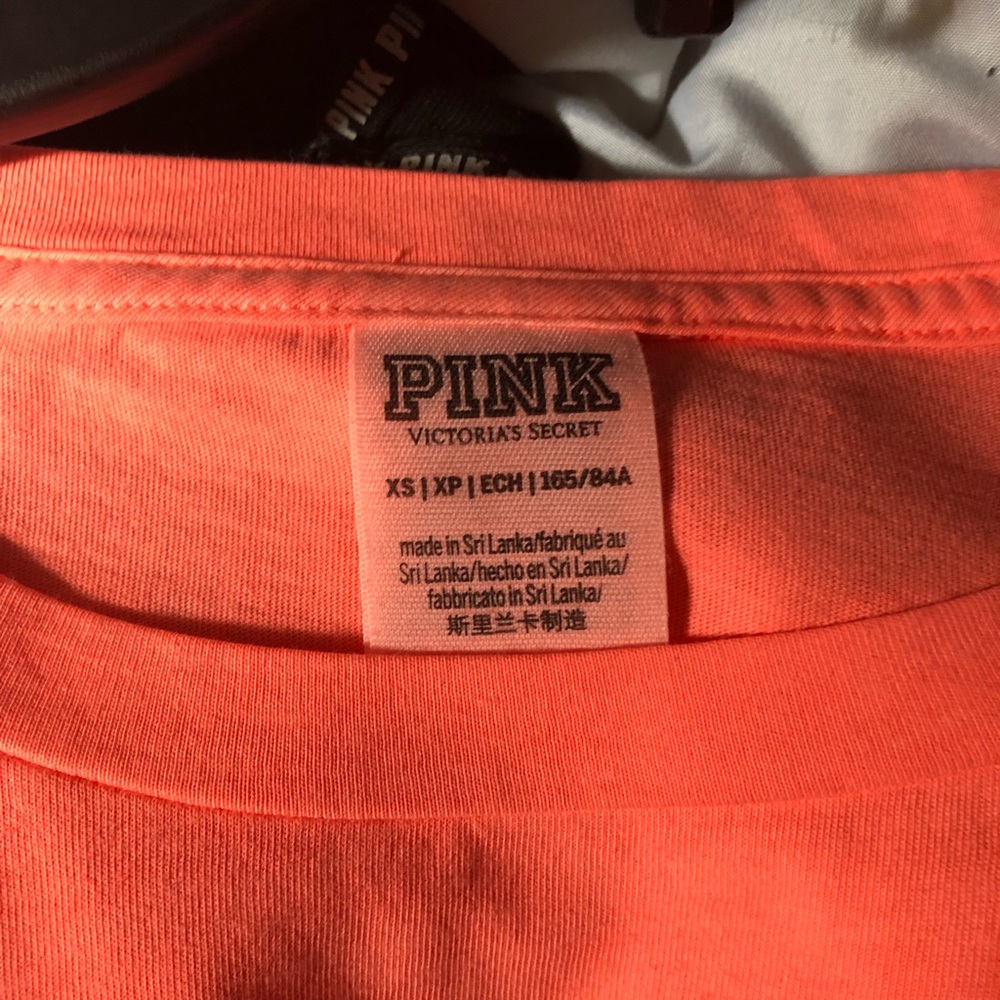Neon coral over sized T-shirt - Picture 3 of 4